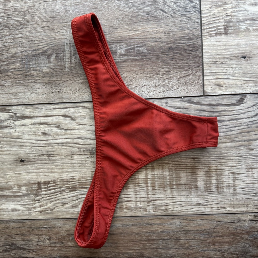 Gooseberry Intimates thong swim bottoms